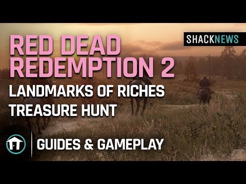 Video: Red Dead Redemption 2 Landmarks Of Riches Treasure Map Locations