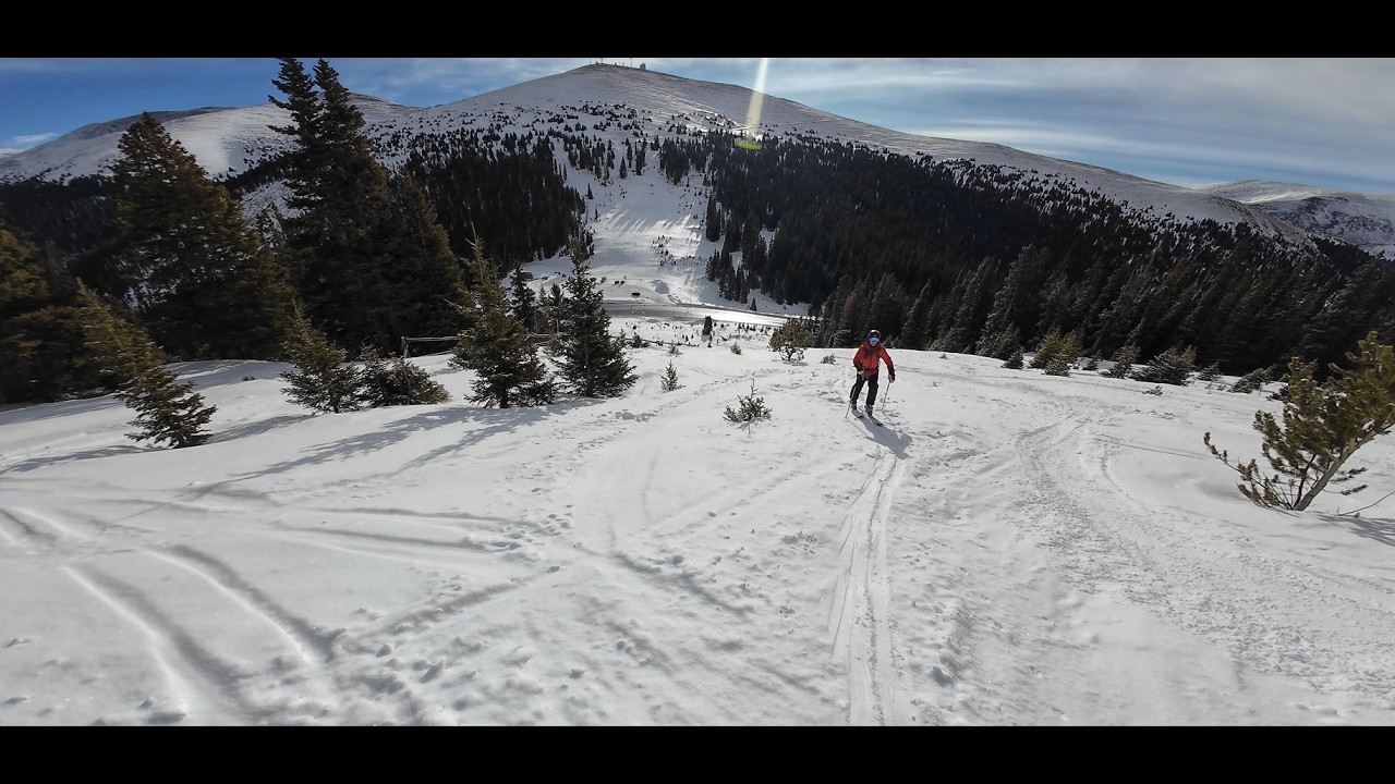 Backcountry skiing on Berthoud Pass