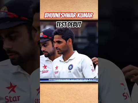 Bhuvneshwar Kumar Test Debut vs England 🏏🔥 | Dream Start