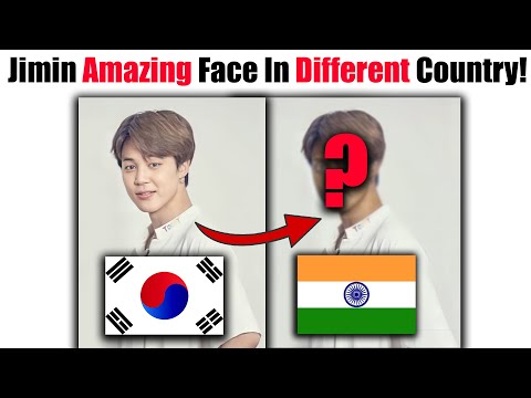 BTS Jimin Amazing Face In Different Country!! 😮😱