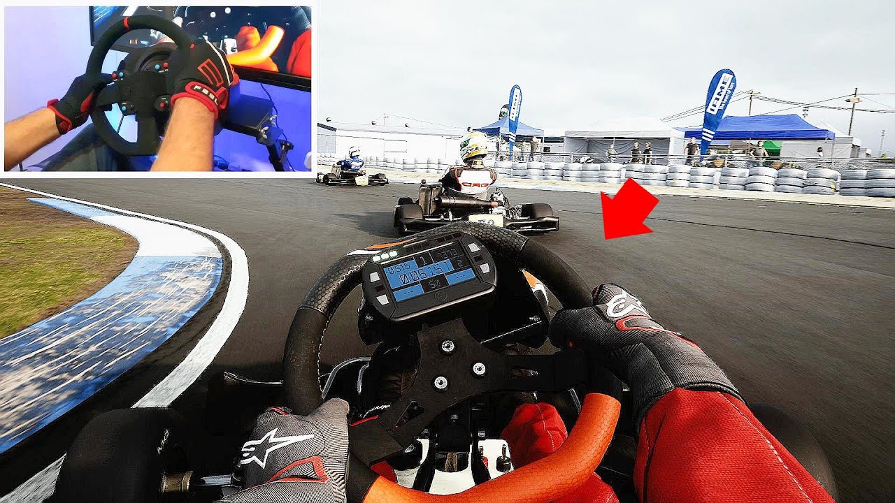 KartKraft Geelong Track Realistic Gamplay (Steering Wheel + Paddle