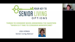 How Will I Know When It's Time for Memory Care? Part 3 of 3