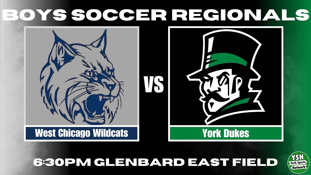 West Chicago vs. York Boys Soccer IHSA Regional Playoffs