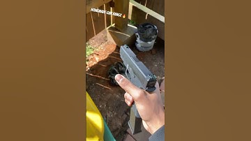 Homemade gun range & 3d printed Glock 19🔥🔥#glock#glock19#viral#3dprinting#fypシ#guns#shooting#3d2d