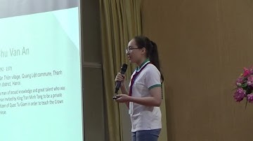 Hùng biện tiếng Anh TP Hải Dương - Vũ Marie Sophie   Lớp 8A   THCS Chu Văn An