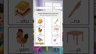 Worksheet Anak TK dan PAUD Membaca dan Menulis Kalimat. ingin produknya klik di link Bio