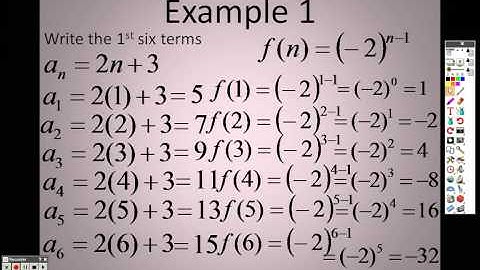 Algebra 2 11 1 Lesson Part 1 An Introduction to Sequences and Series