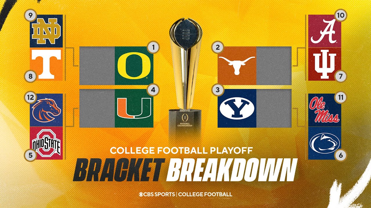 CFP Rankings Released: Breaking down the 12-team bracket from Week 12 ...