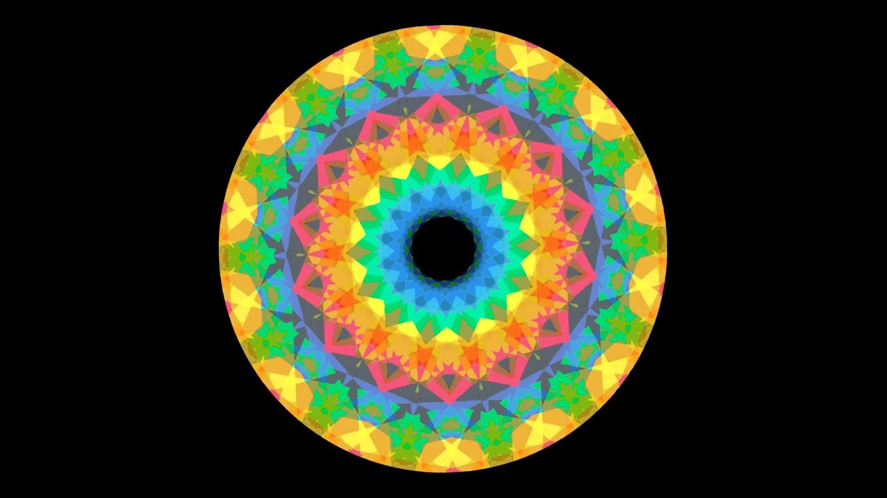 Colorful Continuum: 8-Hour Rotating Wheel of Patterns - Screensaver ...
