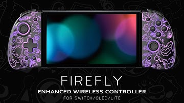 Take a look at  FUNLAB LUMINOUS Switch Joypad  Scarlet & Violet