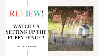 REVIEW, New PUPPY Fence for 10 BABY Great Pyrenees puppies to live outside PART #1 by DIY MY RURAL LIFE! 24 views 8 months ago 9 minutes, 29 seconds