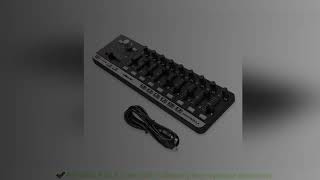 Worlde EasyControl.9 MIDI Controller - Slimline Portable USB Control with 4 Memory Banks, 6 Transpor