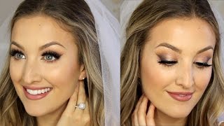 BRIDAL MAKEUP TUTORIAL | My Classic & Glam Wedding Look!