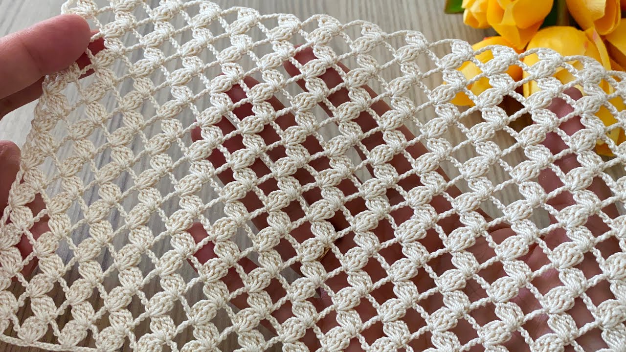 CROCHET BRAND NEW Easy and Stylish Design Runner, Blouse, Shawl, Curtain Pattern 