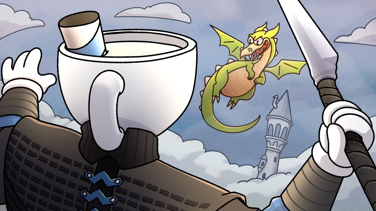 Two Noobs VS Cuphead Pt. 4 (We Died Laughing)