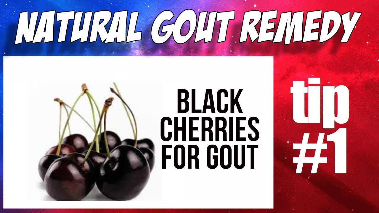 Gout Treatments Black Cherries Can They Stop YOUR Gout?