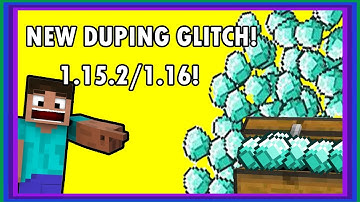 NEW Minecraft dupe Glitch 1.15.2 1.16! The Real OG Explains (description)
