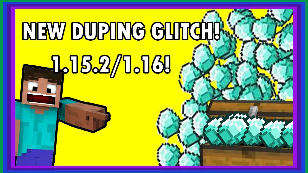 NEW Minecraft dupe Glitch 1.15.2 1.16! The Real OG Explains (description)