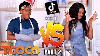 Who Can Make The Best TIKTOK Recipe? | T vs. Coco | T and Coco, Episode 5, PART 2