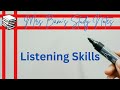 Listening Skills, Active &amp; Empathic Listening and the Steps to listening.