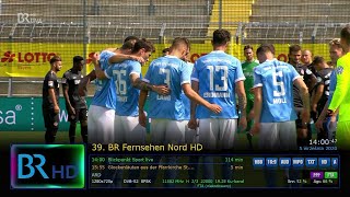 1860 Munich - Würzburger Kickers na kanale (FTA) BR Fernsehen HD (05.09.2020)