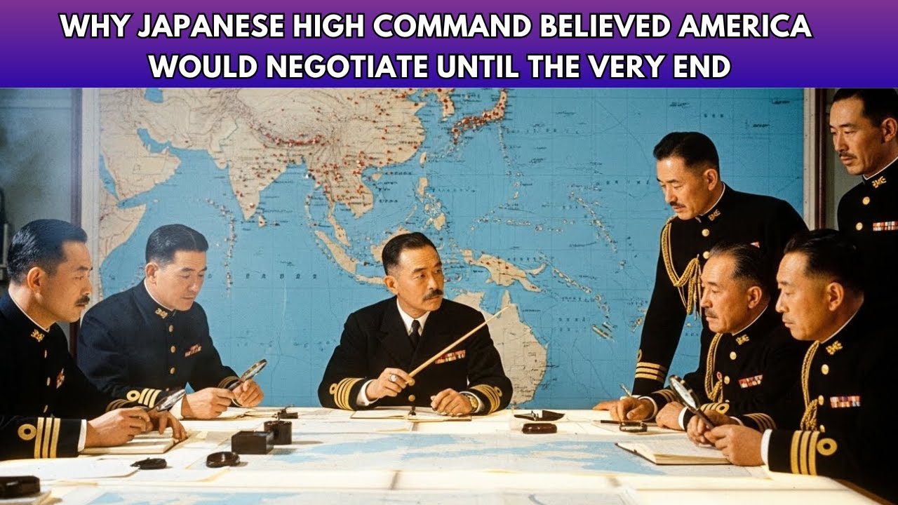 Почему японское высшее командование верило, что Америка будет вести переговоры до самого конца?