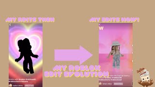 My Roblox Edit Evolutionthe Edits Have To Be Muted So I Dont Get Copyrighted