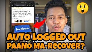 😱 Breaking News : Facebook and Messenger USER Bigla Na-Log out! Paano Ma-recover ang FACEBOOK??? 😱