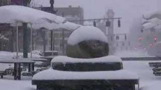 Snow Quiets Canton