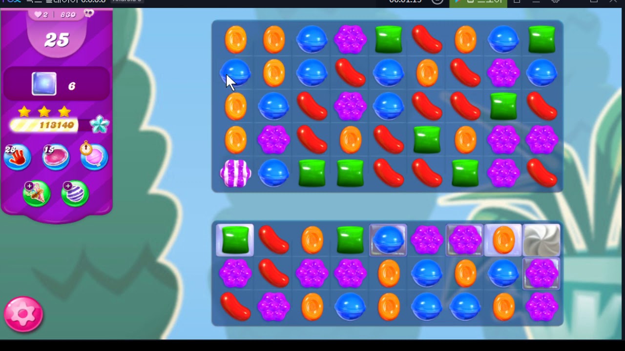 Candy Crush Saga(캔디크러쉬사가) Lv 830 - YouTube