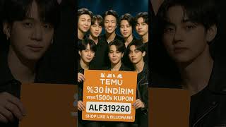 Bts Bile Alf319260 Kodu Ile Temuda Alışveriş Yapıyor, Sen Hâlâ Indirim Almıyor Musun?