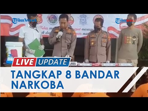 Polres Lampung Utara Ungkap 15 Kasus Peredaran Narkoba, Tangkap 8 Bandar Narkoba Jaringan Aceh