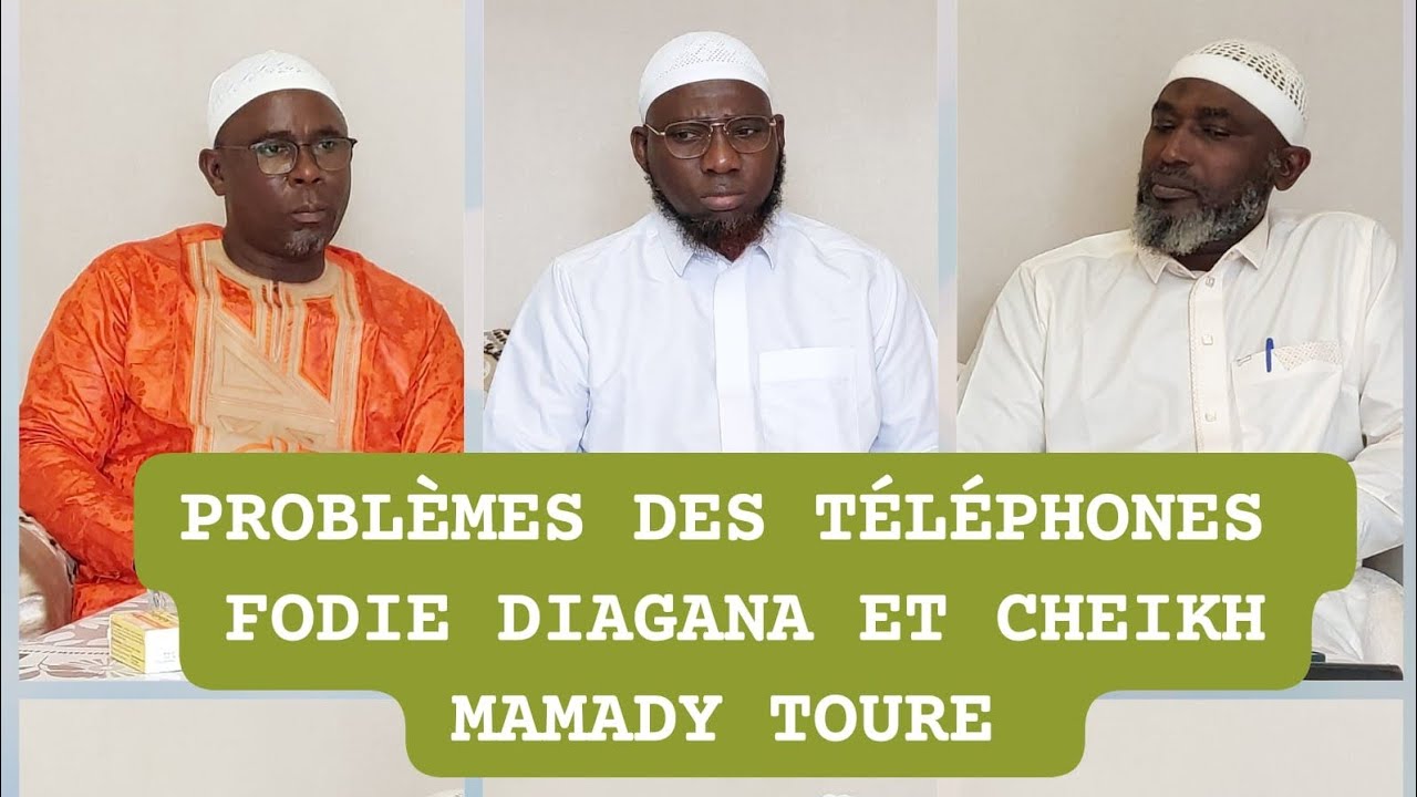 PROBLÈMES DES TÉLÉPHONES  / PAR FODIE DIAGANA ET CHEIKH MAMADY TOURE DIMANCHE 18/08/2024