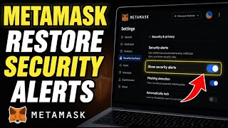 How to restore security alerts in MetaMask after spoofed popups - Step By Step
