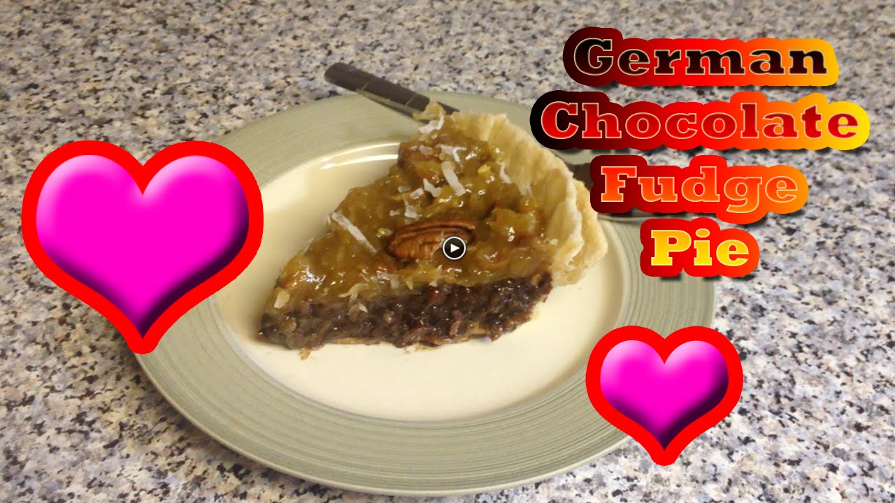 German Chocolate Fudge Pie YouTube