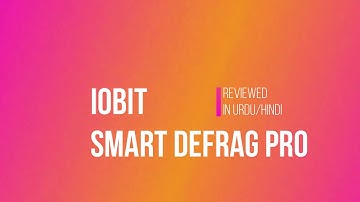 Speed Up Your Pc by IObit Smart Defrag Pro- Hindi/Urdu