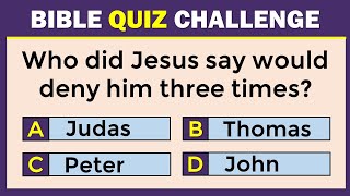 BIBLE QUIZ: ONLY A BIBLE GENIUS CAN SCORE 20/20 | #challenge 22