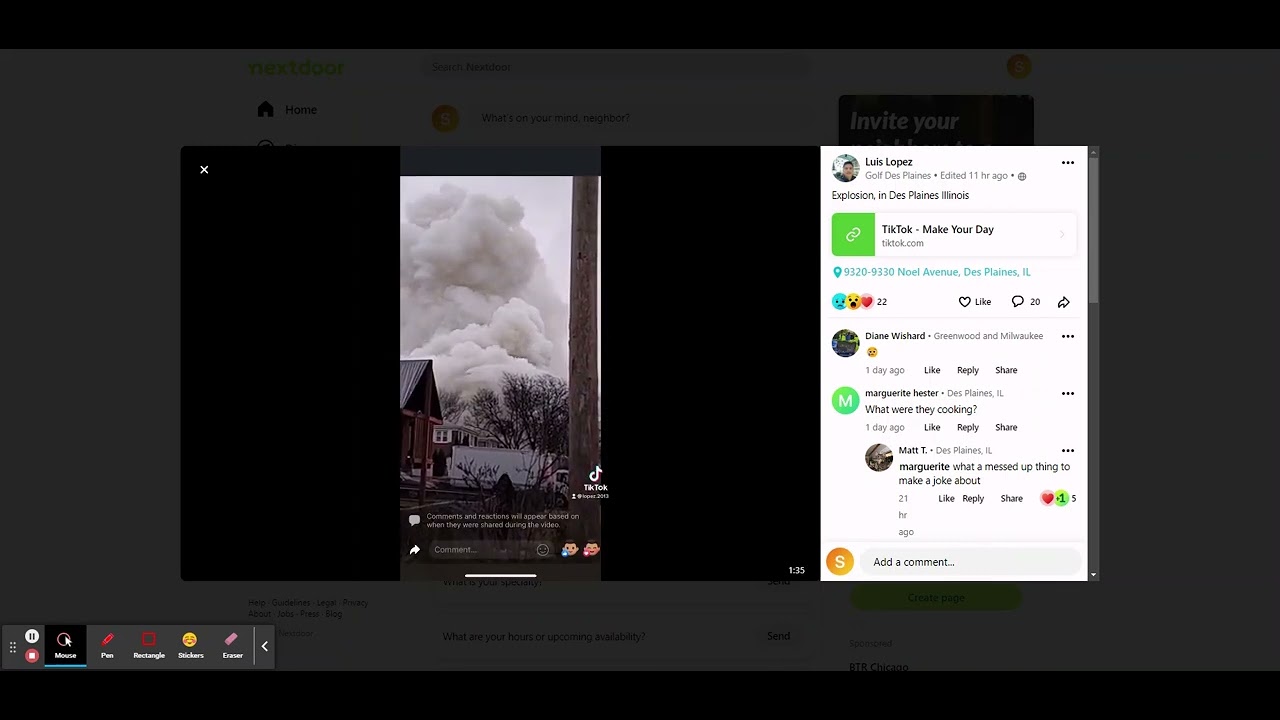 House Explosion in Des Plaines IL YouTube