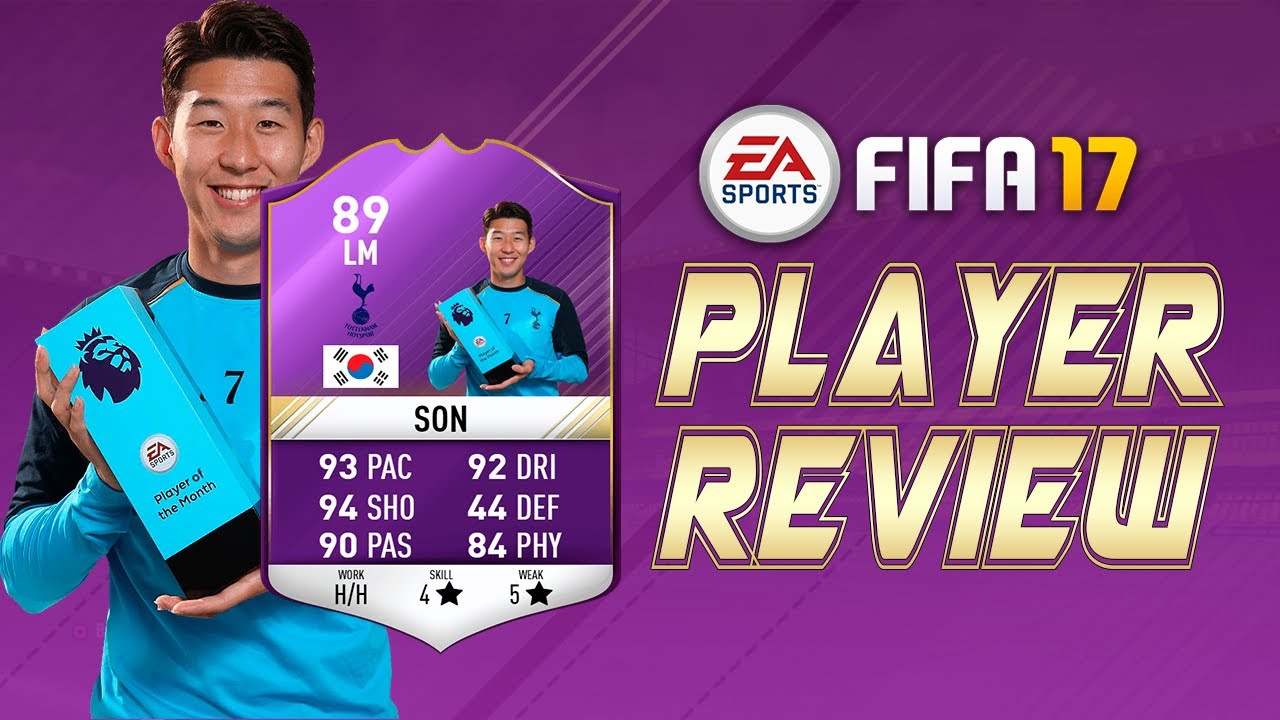 FIFA 17 | PLAYER REVIEW |  BPL POTM SON (89)
