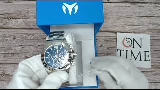 Unboxing TechnoMarine Watch Manta Silver Blue TM219001