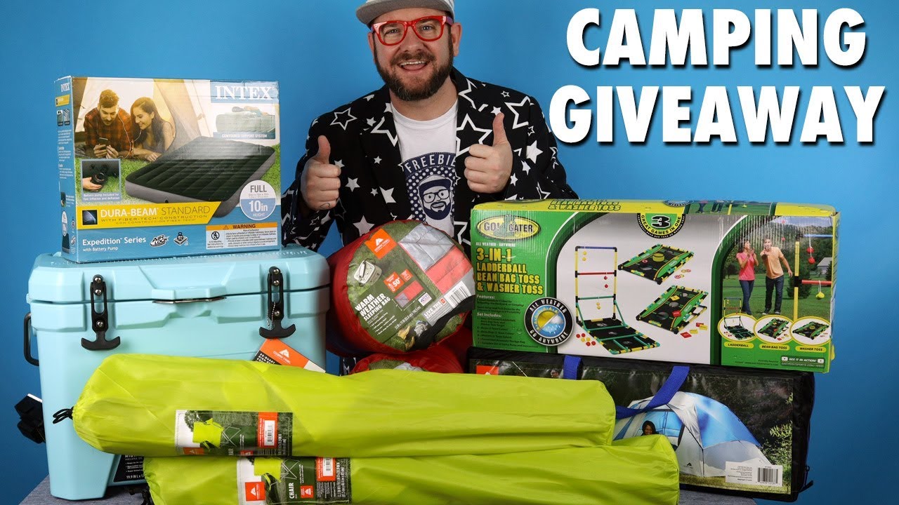 ENDED 🎉 50,000 SUBSCRIBER GIVEAWAY - Win a Camping Prize Pack