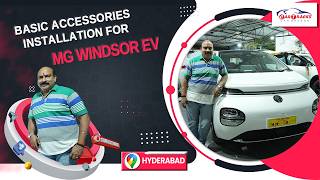 Basic Accessories Installation For MG Windsor EV | CAR TRACKS