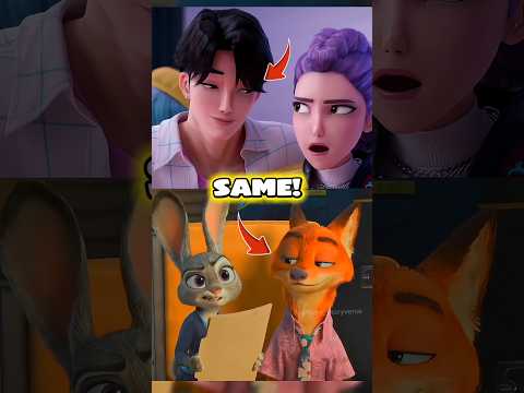 رومي وجينو يشبهان نيك وجودي من فيلم زوتوبيا 2 صائدو الشياطين الكوريون قصص قصيرة 