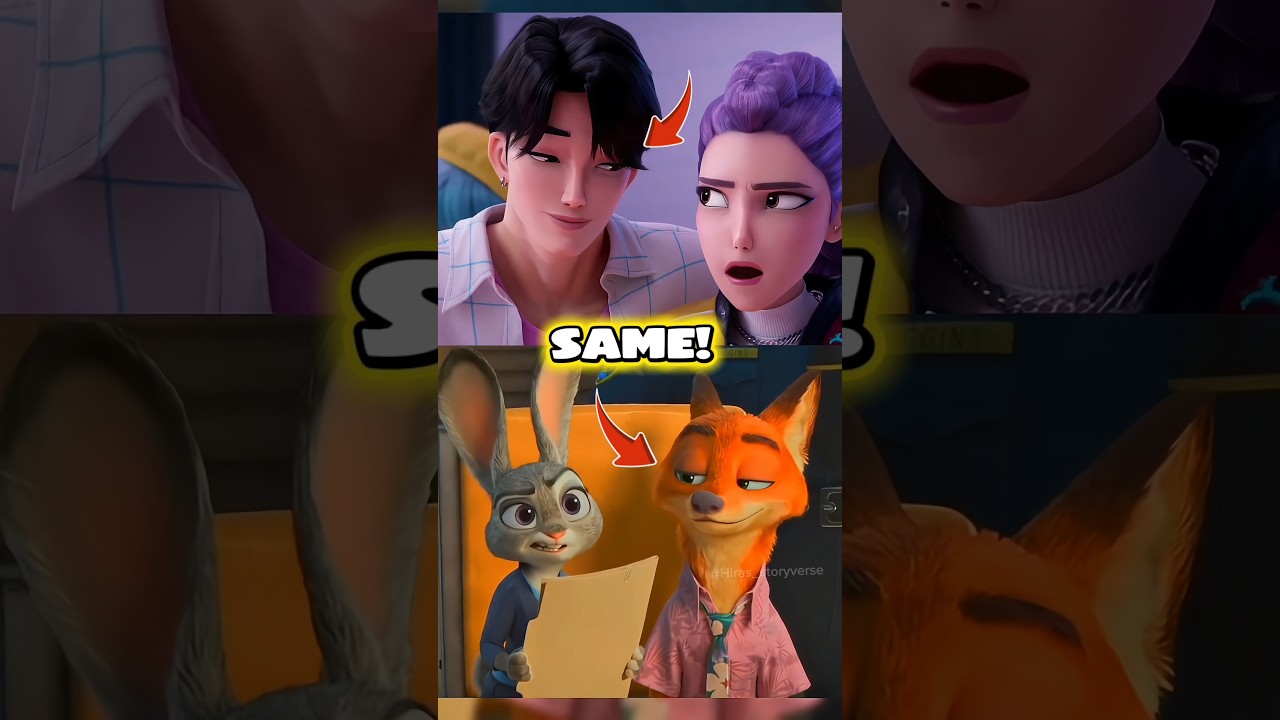 Руми и Джину похожи на Ника и Джуди из «Зверополиса 2»! 😱🔥 | K-pop охотники на демонов 