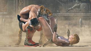 King's Crazy Grabs on Lily TFD No Stockings! Tekken-8