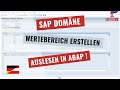 Domäne mit Wertebereich erstellen - Werte mit ABAP auslesen [deutsch]