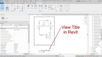 View Title in Revit