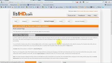 Adding a link in a listHD ad