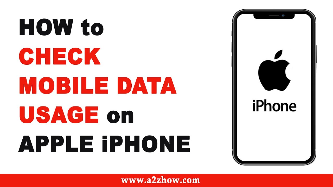 How To Check Mobile Data Usage On An Apple IPhone YouTube