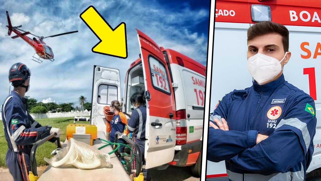 MEDVLOG #28 - VOU TRABALHAR NA AMBULÂNCIA DO SAMU 🚑